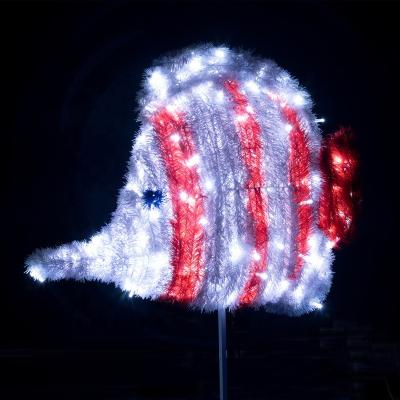 China New 5ft Christmas Lights Use 3d Marine Fish Pattern Ramadan Led Animal Decorations Commercial Outdoor Waterproof Lamp for sale