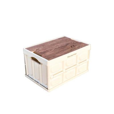 China Portable durable factory storage wholesale outdoor camping vacation organize household foldable mobile storage box for sale