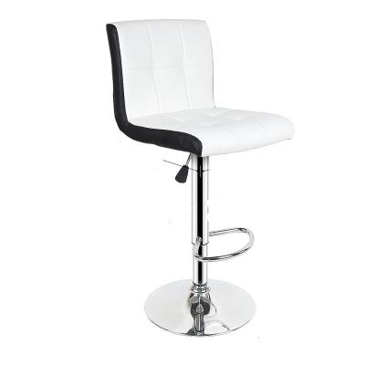 China Modern Bar Stool Synthetic Leather Height Adjustable Swivel Pneumatic Leisure Bar Chair for sale