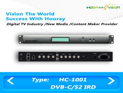 China Single Tunner Proferrsional IRD Satellite Receiver 2 CAM Slot For Descrambler for sale