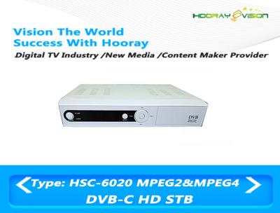 China El set-top box DVB C de Digitaces H 264 recibe tarifa del símbolo del baudio HD de la señal los 9M del RF en venta