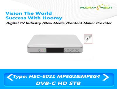 China FLASH del anuncio 8MB de la ayuda PVR del set-top box de la ironía DVB C HD con USB HDMI en venta