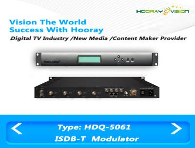 China ISDB T Digital TV Modulator With Adaptive Linear and Nonlinear Digital Pre - distortion for sale