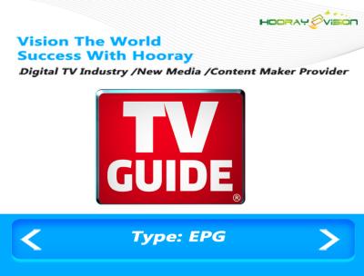 China IPTV OTT Electronic Program Guide Software DVB Digital TV System SI Insert for sale