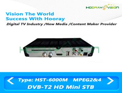 China 8 Watt Mini Digital DVB T2 Set Top Box STB PP1 to PP8 Pilot Pattern for sale