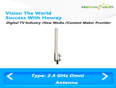 China 2.4Ghz Telecommunication Digital TV Antenna , Outdoor Fiberglass Omni Antenna for sale