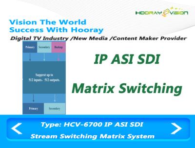 China DVB IPTV OTT Headend Live Video Streaming IP ASI SDI Based Switching Matrix System for sale