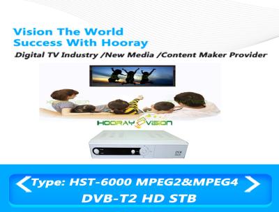 China 10 W 3 RCA DVB T2 Set Top Box 44-1002 MHz 75Ohm For Terrestrial Terminal for sale