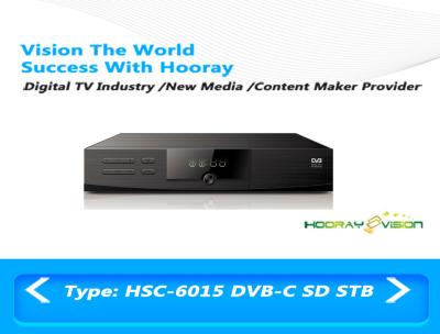 China Set-top box plástico MPEG2 100dBuV - 36dBuV ayuda el actualizar de RS232 del SD/de OTA en venta