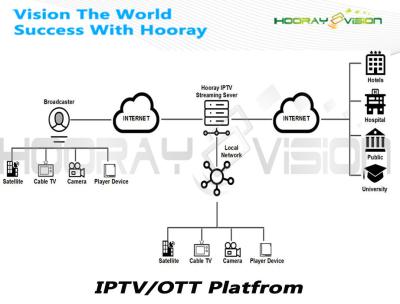 中国 患者のための現代ヘルスケアOTT IPTVシステム解決のMulitiの言語サポート 販売のため