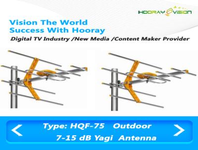 China 470 - 860 Mhz Digital TV Antenna Terrestrial DVB-T2 / T Yagi UHF Outdoor Antenna for sale