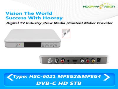 中国 Hisiliconのチップセット サポートPVRが付いているカードを用いないHD MPEG-4 DVB C 1080pのセット トップ ボックス 販売のため