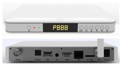 China T2-Digital-gesetzter Spitzenkasten H.264 H.265 Wifi Android Dvb, MPEG-2 AVS Divx terrestrischer Digital Fernsehdecoder zu verkaufen