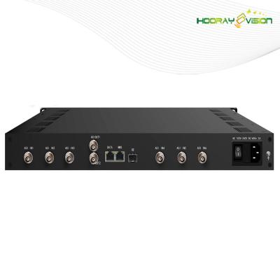 China 8-in-1 Transcoder For IPTV , iptv video transcoding H.264 to MPEG-2 for sale