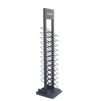 China Single Side Custom Wire Floor Multilevel Marble Stone Metal Sample Display Stand 13004 for sale