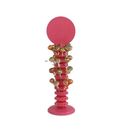 China Eco - Friendly 120pcs Lollipop Counter Display Stand for sale