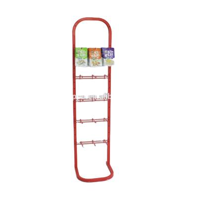 China Environmental Friendly Metal Carousel Flip Flops / Belt Hook Display Rack Stands / Food Display for sale