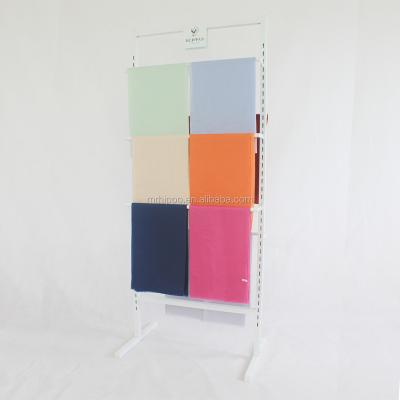 China fashion scarf display, metal scarf display rack, scarf hanging rack 15009 for sale