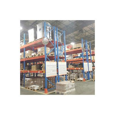 China Corrosion Protection Heavy Duty Warehouse Dry Goods Display Storage Rack / Steel Display Racks And Racks For Hardware Store for sale