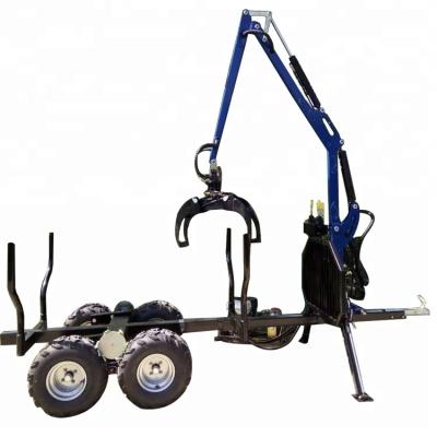 China Hotels atv log trailer with crane and grapple mini wildcat skid steer loader vibrating roller for sale for sale