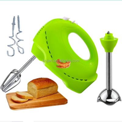 China BOJIAN BJ-515P 2in1 hotel ace products hand mixer and messy person 5speeds+push for sale