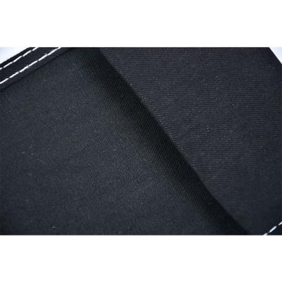 China GV327 Breathable Soft Hand Feel Twill Cotton Polyester Spandex Denim Fabric Sulfur Black With Sanforize Finishing for sale