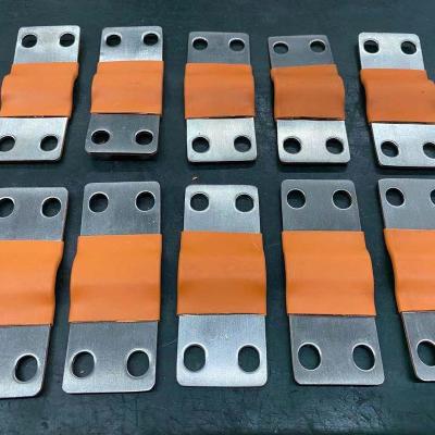 China Low voltage power distribution system busbar connector custom copper flexible busbars for liefepo4 200a 200ah lithium battery for sale