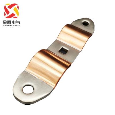 China Low Voltage Power Distribution System Customized High Quality Flexible Copper Aluminum Bending Connector For Busbar Channels for sale