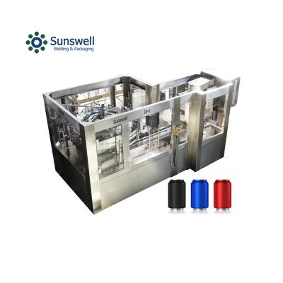 China Beverage Tin Can Filling Machine Aluminum Automatic Soft Drink Production Line for sale