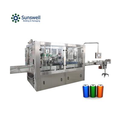 China Automatic Beer Can Beverage Filling Machine Automatic Beer Filling Line for sale