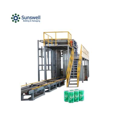 China High Speed ​​Food Beer Canned Palletizer And Bottle Depalletizer Machine Or Cans Depalletizer Machine for sale