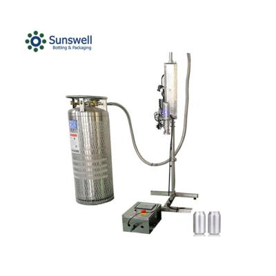 China Food Grade Tin Can Vacuum Nitrogen Doser Liquor Pop Can Nitrogen Dosing Machine for sale