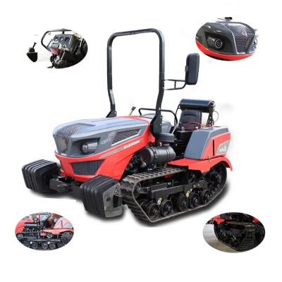 China Farm Land Agricultural Equipment Small Crawler Tractor 50HP Crawler Tractors For Sale for sale