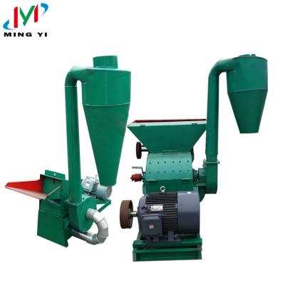 China Grains feed hammer mill corn crushing machine price small rice grinder feed flour machine small corn flour machine for sale for sale