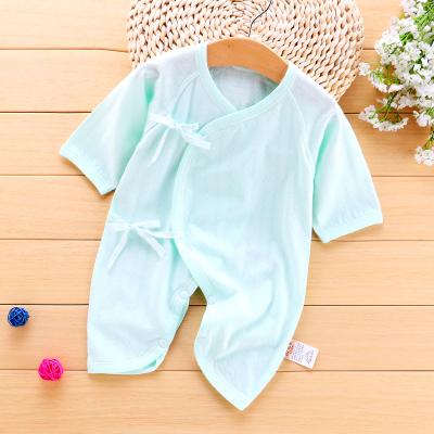 China 100% Baby Romper Suit Newborn Baby Cotton Summer Clothes Newborn Baby One-Piece Clothing Slim Romper for sale