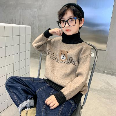 China Boy warm sweater sets new bottom children autumn winter silver bottom ungarment cartoon western style sweater for sale