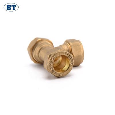 China BT6021 Good Quality Water Pipe Brass Laboratory Compression Fittings for sale