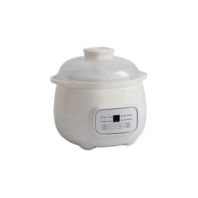 China Easily Cleaned Ceramic Universal Dessert Stew Pot Water Stew Electric Household Stew Food Oatmeal 1L 1.5L 2L Electric Slow Cooker Pot for sale