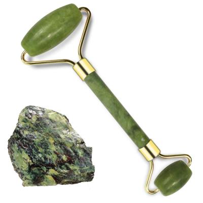 China Jade Roller For Face Facial Massage Roller Natural Jade Roller for sale