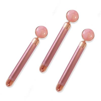 China Eletric Jade Roller, Electric Face Jade Roller, Beauty Electric Bar Vibration Roller Facial Massager for sale