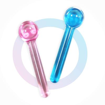 China Blood Vessel Removal Ice Globes For Face Therapy Cold-Hot Skin Care, Ice Globes Facial Roller for sale