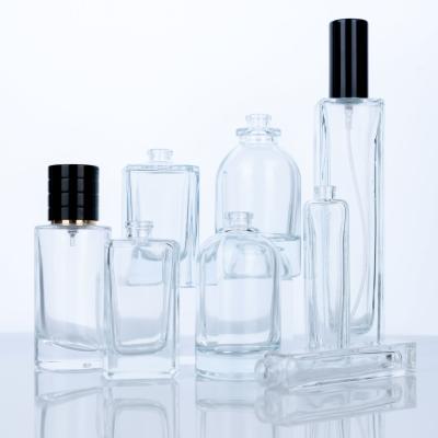 China Wholesale Cosmetic Glass Cosmetic Packaging Bottle Perfume Bottle Luxury Glass Perfume Bottle for sale