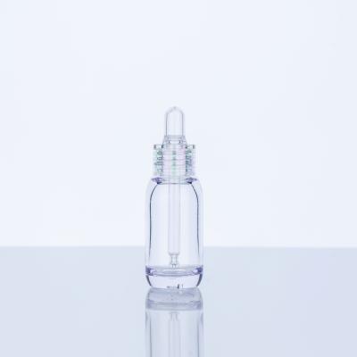 China 30ml cosmetic high quality transparent plastic dropper bottle could use in many areas oil plastic dropper and bottle set for sale