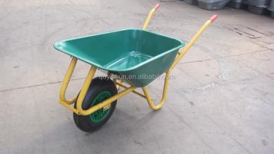 China Heavy Duty Metal Wheelbarrow Steel American Agricultural Wheelbarrow WB6015 for sale