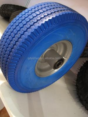 China Solid PU Foam Wheel Barrow Tire 3.00-8 13x3 10inch for sale