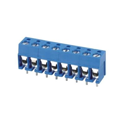 China PCB PA66 Screw Thread Protector 5.0mm Terminal Block With Combine Groove MX300 for sale