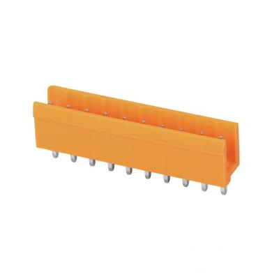 China PA66 UL94V-0 3.96mm vertical pitch pin header pluggale terminal block for sale