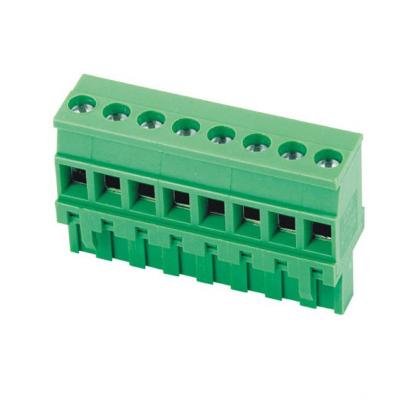 China PA66 180 Degree Pin Header Socket Terminal Block Connector With TUV for sale