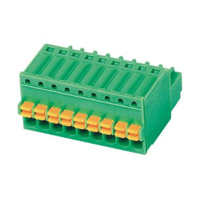 China PA66 male and 2.5mm FK-MC 0.5/2 female terminal block for sale