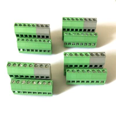 China PA66 PCB Screw Terminal Block 5.0 5.08mm Pitch for sale